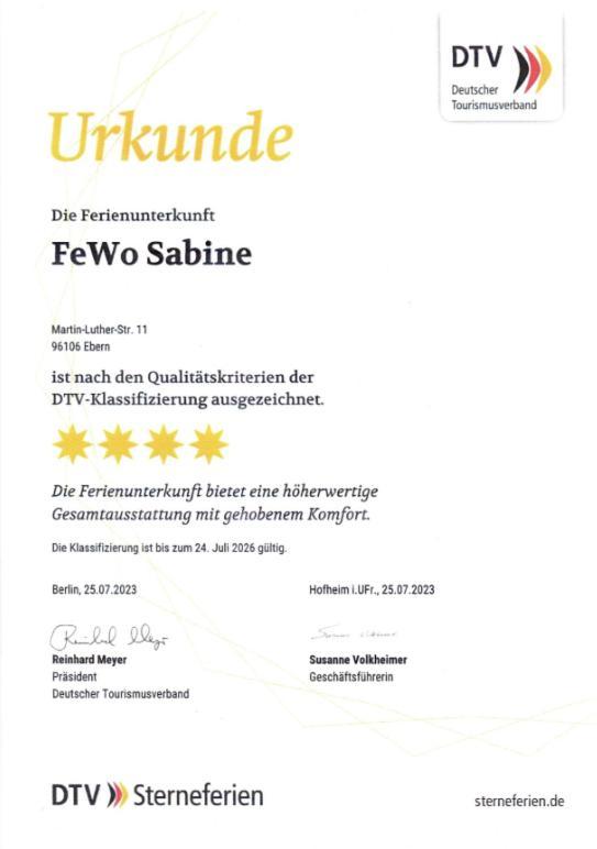 Fewo Sabine Ebern Luaran gambar